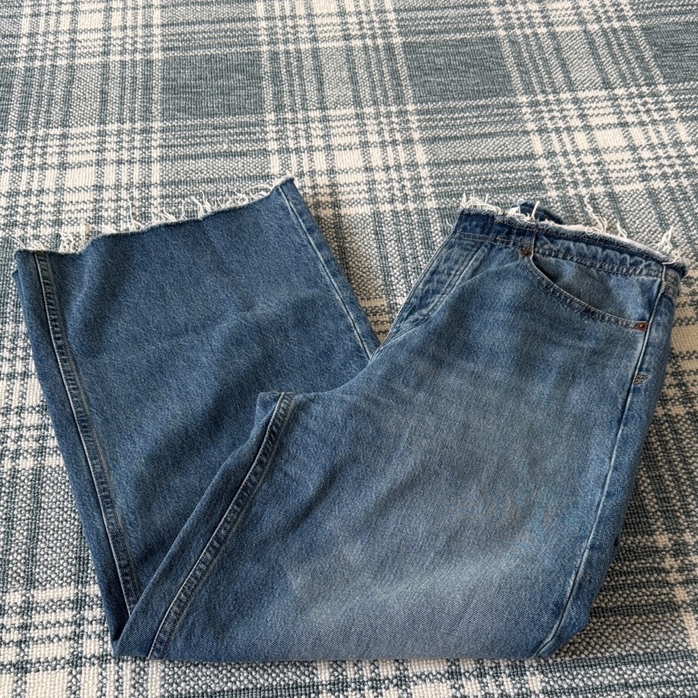Frame Denim Le Low Baggy Wide Leg Jeans